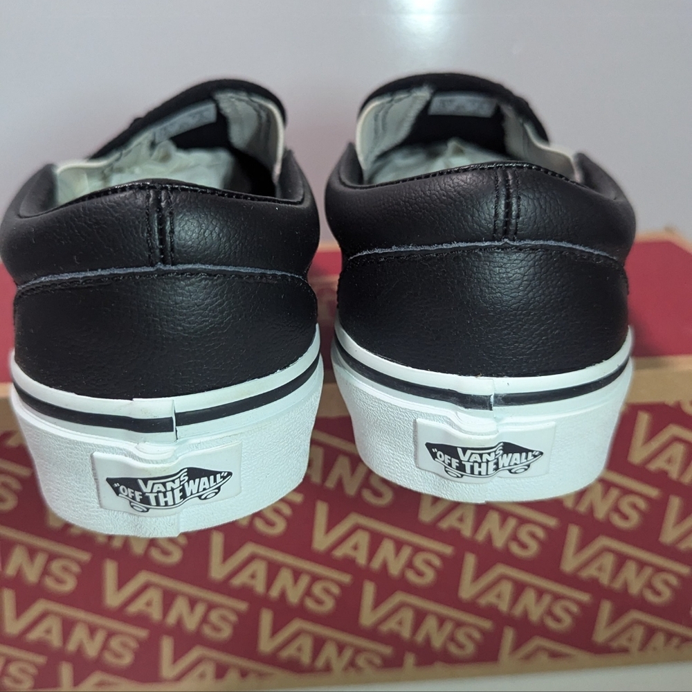 Vans Classic Slip-on Flipping Sequins Black/ White Checkerboard - Picture 10 of 11